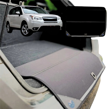 Rear Cargo Boot Bumper Protector for Subaru Forester 2013 - 2018 (SJ) - XL (98 x 55) - Black