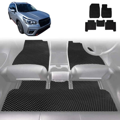 6D Diamond Car Floor Mats for Subaru Forester 2018 - Current (SK) - Custom-Fit Carpet Liner