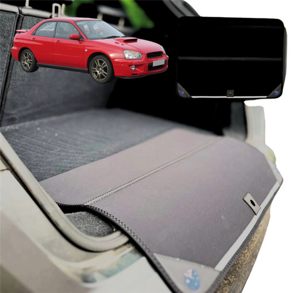 Rear Cargo Boot Bumper Protector for Subaru Impreza 2000 - 2007 GD, GG, GG Facelift - Standard (72 x 55) - Black