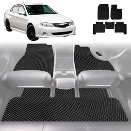 6D Diamond Car Floor Mats for Subaru Impreza 2007 - 2011 G3 - Custom-Fit Carpet Liner
