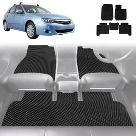 6D Diamond Car Floor Mats for Subaru Impreza 2011 - 2016 G3, G4 - Custom-Fit Carpet Liner