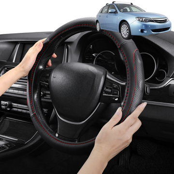 Steering Wheel Cover Pro Extra Layer for Subaru Impreza 2011-2016 G3, G4 - Breathable & Anti-Slip - Circle 38 cm