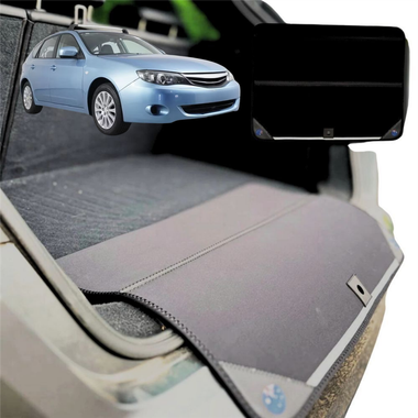 Rear Cargo Boot Bumper Protector for Subaru Impreza 2011 - 2016 G3, G4 - Standard (72 x 55) - Black