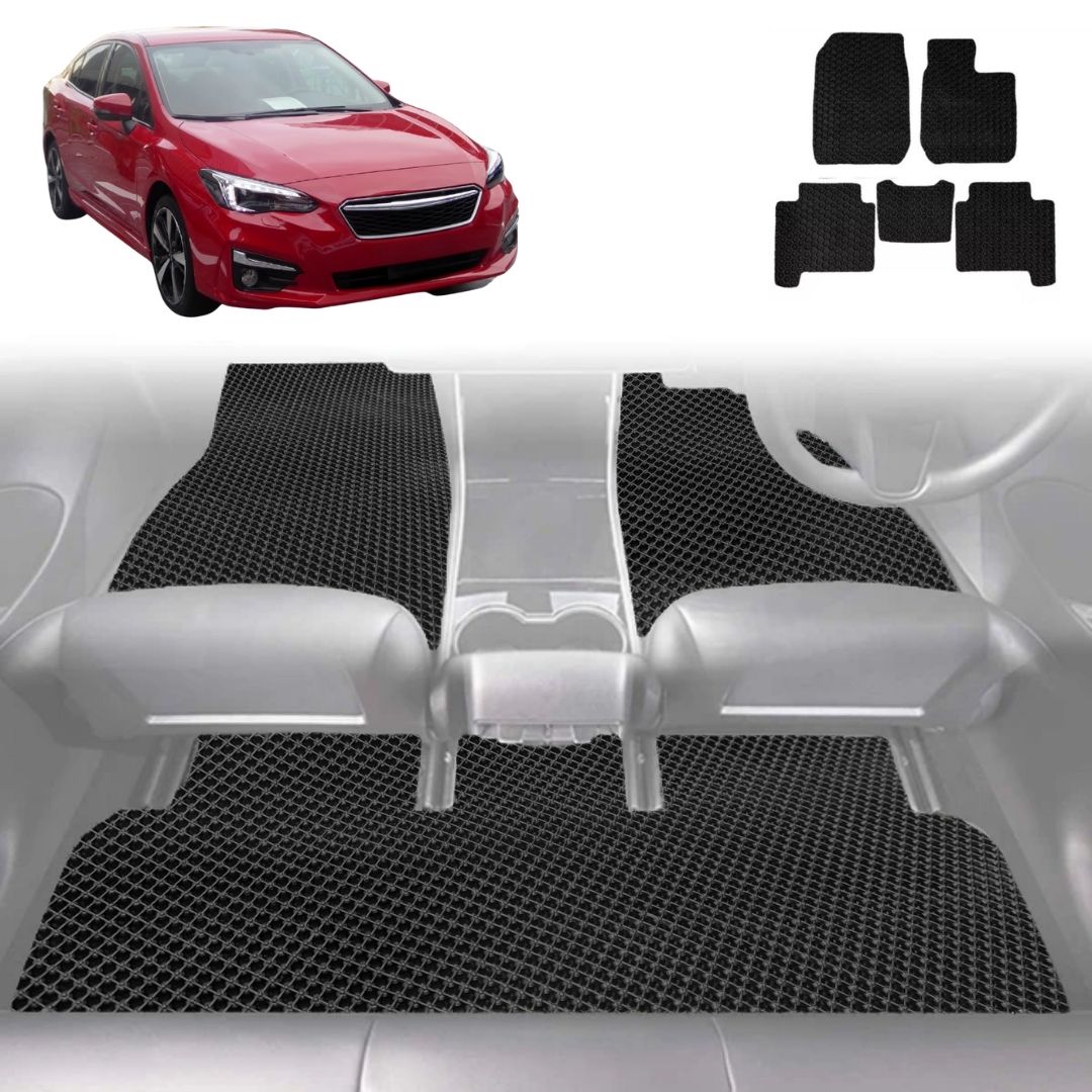 6D Diamond Car Floor Mats for Subaru Impreza 2016 - Current G4, G5 - Custom-Fit Carpet Liner