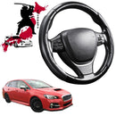 Black Samurai Segmented Steering Wheel Cover for Subaru Levorg 2011 - 2016 V1-1