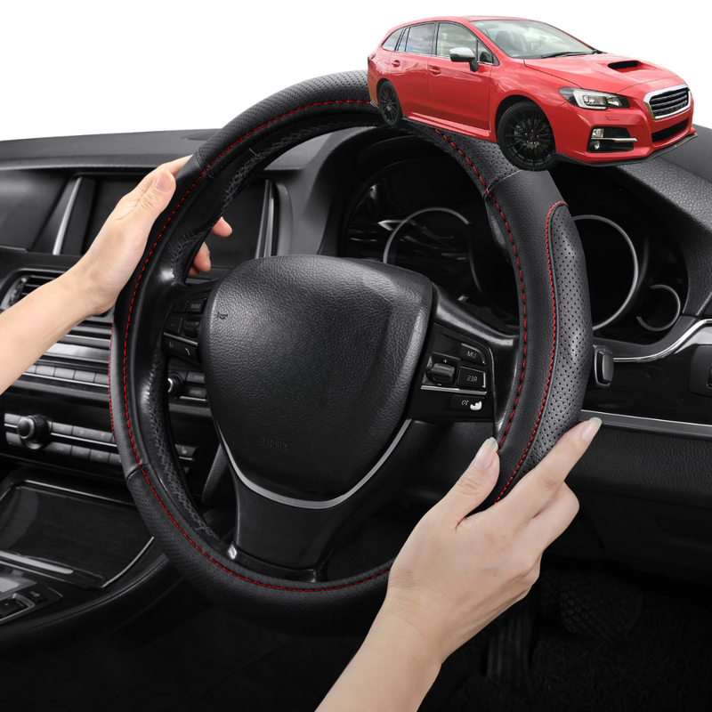 Steering Wheel Cover Pro Extra Layer for Subaru Levorg 2011 - 2016 V1 - Breathable & Anti-Slip