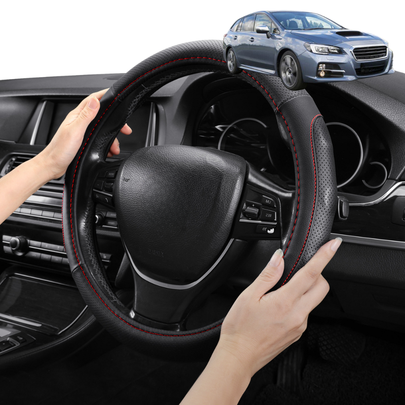 Steering Wheel Cover Pro Extra Layer for Subaru Levorg 2014 - 2021 V1 - Breathable & Anti-Slip