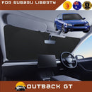 Front Windscreen Sun Shade for Subaru Liberty 1998 - 2003 (BE/BH) - Standard 150 x 85 cm - Black-1