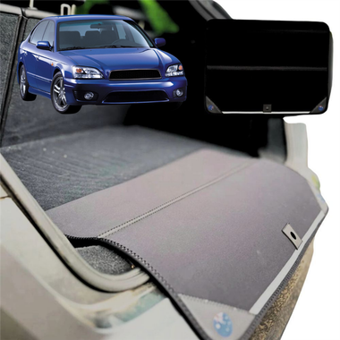 Rear Cargo Boot Bumper Protector for Subaru Liberty 1998 - 2003 (BE/BH) - Standard (72 x 55) - Black
