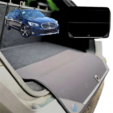 Rear Cargo Boot Bumper Protector for Subaru Liberty 2015 - 2020 6GEN - Standard (72 x 55) - Black