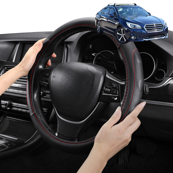 Steering Wheel Cover Pro Extra Layer for Subaru Liberty 2015-2020 6GEN - Breathable & Anti-Slip - Circle 38 cm