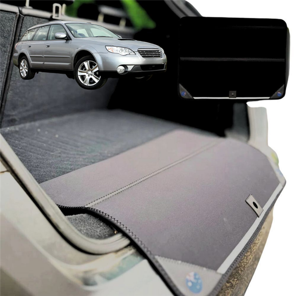 Rear Cargo Boot Bumper Protector for Subaru Outback 2003 - 2009 3GEN - Standard (72 x 55) - Black