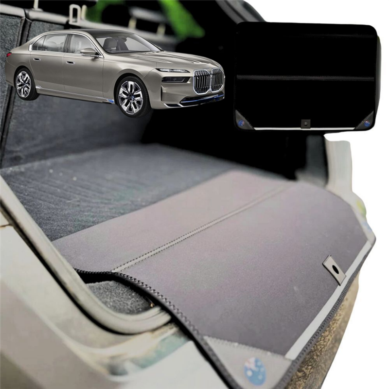 Rear Cargo Boot Bumper Protector for BMW 7 Series 2022 - Current (G70) - Standard (72 x 55) - Black