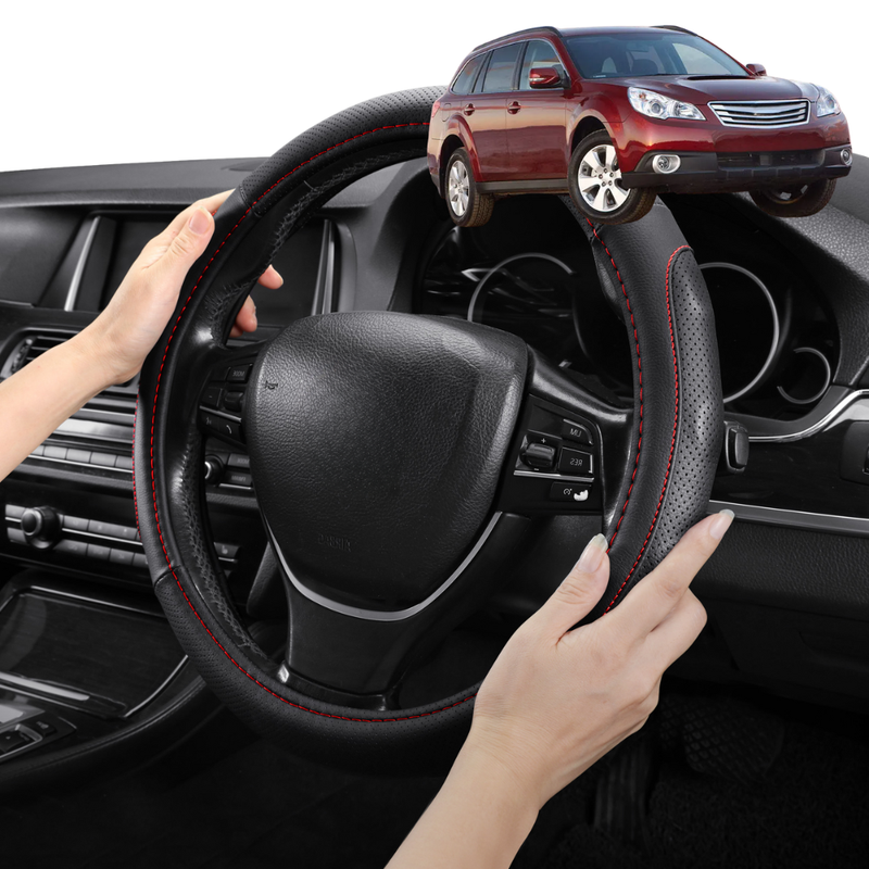 Steering Wheel Cover Pro Extra Layer for Subaru Outback 2009 - 2014 4GEN - Breathable & Anti-Slip