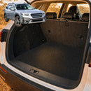 6D Diamond Car Boot Cargo Mat for Subaru Outback 2021 - Current 6GEN - Heavy Duty Carpet Liner - All-Weather Resistance - Easy to use - Odorless Material - Black & Grey-15