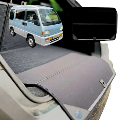 Rear Cargo Boot Bumper Protector for Subaru Sambar 1990 - 1999 - XL (98 x 55) - Black