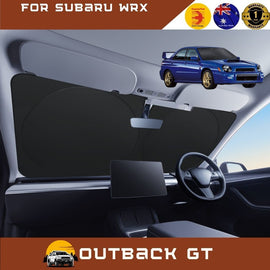 Front Windscreen Sun Shade for Subaru WRX 2000 - 2007 - Standard 150 x 85 cm - Black
