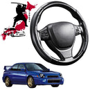 Black Samurai Segmented Steering Wheel Cover for Subaru WRX 2000 - 2007-1