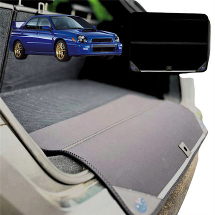 Rear Cargo Boot Bumper Protector for Subaru WRX 2000 - 2007 - Standard (72 x 55) - Black