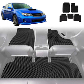 6D Diamond Car Floor Mats for Subaru WRX 2008 - 2014 - Custom-Fit Carpet Liner
