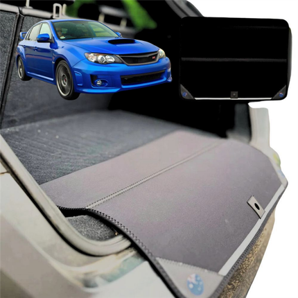 Rear Cargo Boot Bumper Protector for Subaru WRX 2008 - 2014 - Standard (72 x 55) - Black