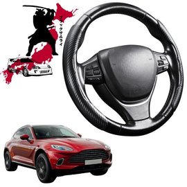 Black Samurai Segmented Steering Wheel Cover for Aston Martin DBX 2021 - Current