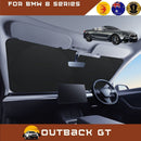 Front Windscreen Sun Shade for BMW 8 Series 2018 - Current Coupe/Convertible (G14 G15) - Standard 150 x 85 cm - Black-1