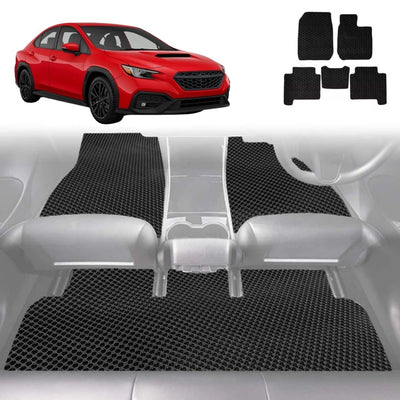 6D Diamond Car Floor Mats for Subaru WRX 2022 - Current Auto - Custom-Fit Carpet Liner