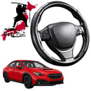 Black Samurai Segmented Steering Wheel Cover for Subaru WRX 2022 - Current Auto-1