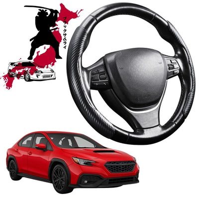 Black Samurai Segmented Steering Wheel Cover for Subaru WRX 2022 - Current Auto