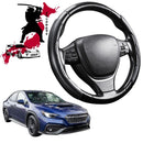 Black Samurai Segmented Steering Wheel Cover for Subaru WRX 2022 - Current Manual-1