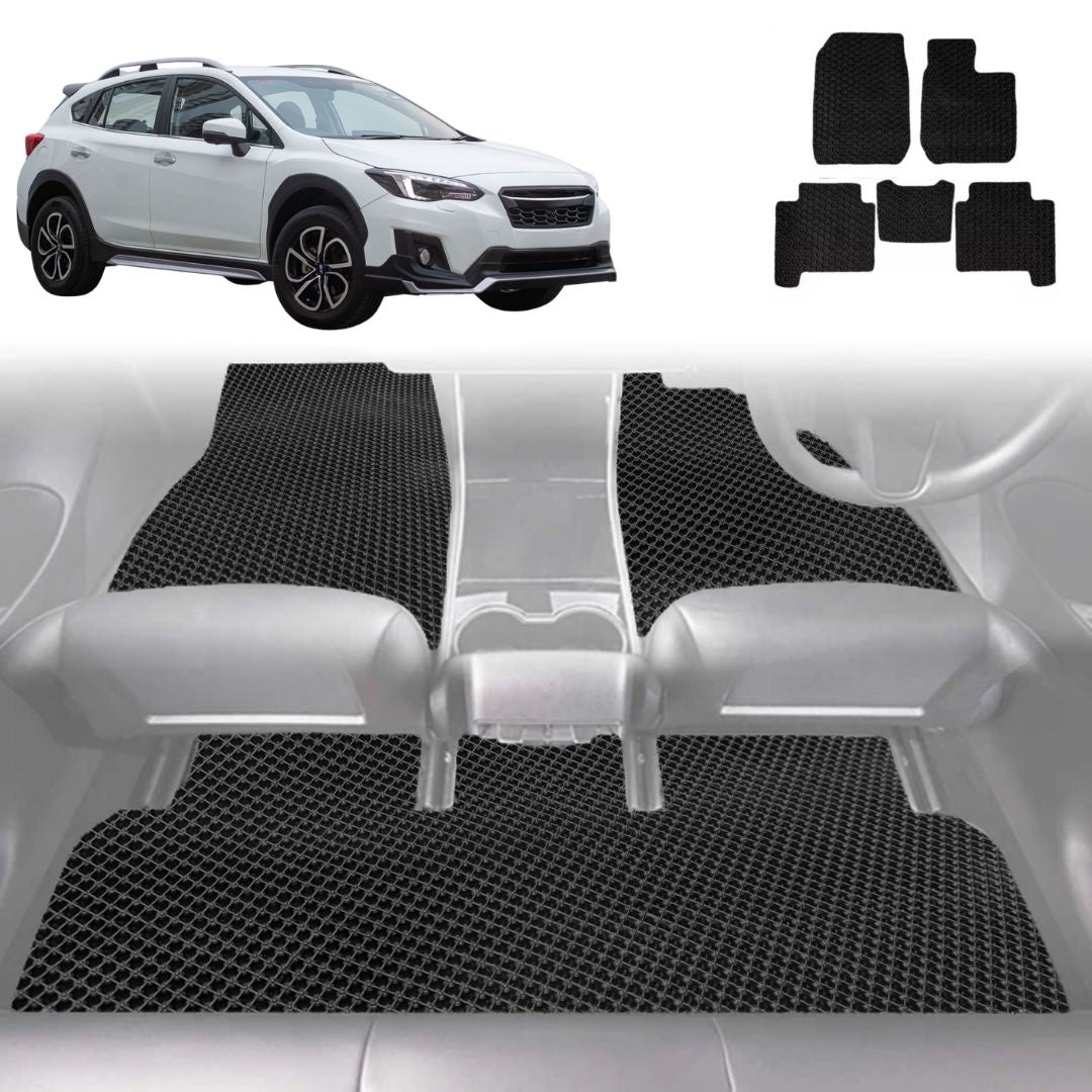 6D Diamond Car Floor Mats for Subaru XV 2017 - 2022 (GT) - Custom-Fit Carpet Liner