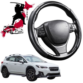 Black Samurai Segmented Steering Wheel Cover for Subaru XV 2017 - 2022 (GT)