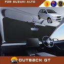 Front Windscreen Sun Shade for Suzuki Alto 1994 - 1998 (4th Gen HA11) - Standard 150 x 85 cm - Black-1