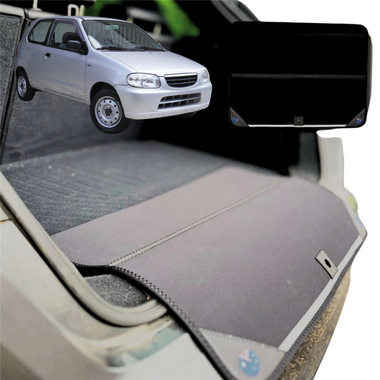 Rear Cargo Boot Bumper Protector for Suzuki Alto 1994 - 1998 (4th Gen HA11) - Standard (72 x 55) - Black