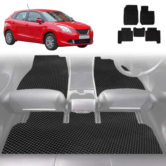6D Diamond Car Floor Mats for Suzuki Baleno 2015 - Current EW - Custom-Fit Carpet Liner