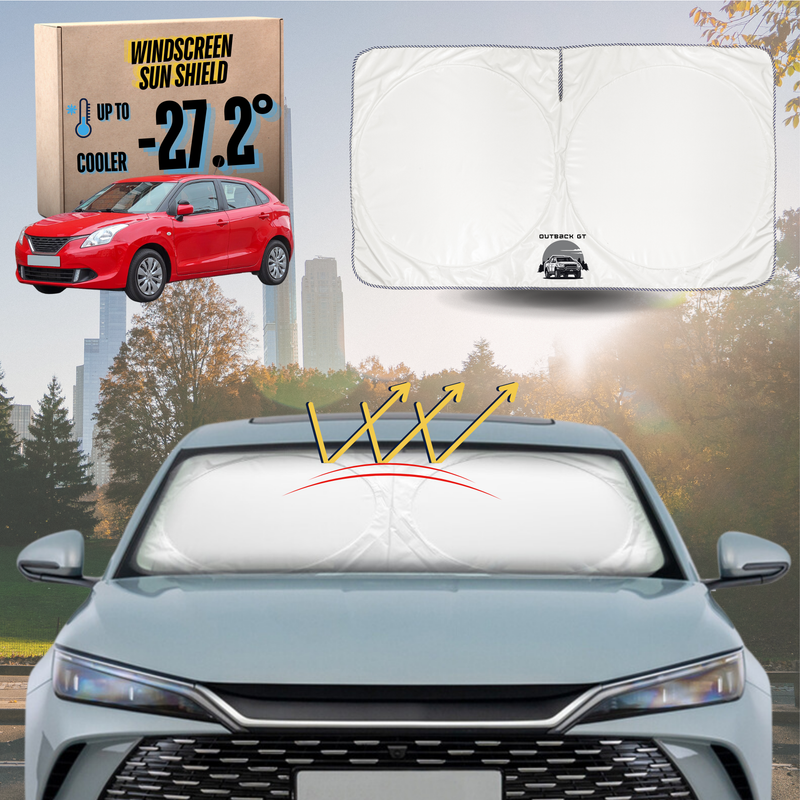 Front Windscreen Sun Shade for Suzuki Baleno 2015 - Current EW - Standard 150 x 85 cm
