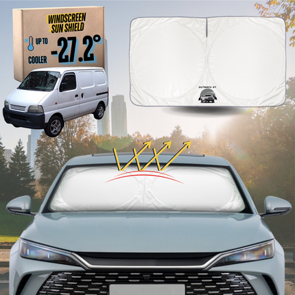 Front Windscreen Sun Shade for Suzuki Carry 1999 - 2013 - XL 160 x 100 cm