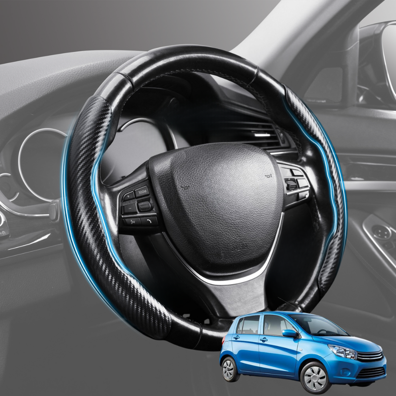 Segmented Steering Wheel Cover for Suzuki Celerio 2014 - 2017 - Universal Size