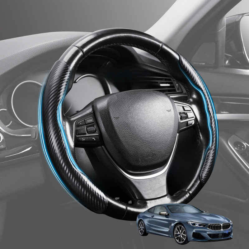 Segmented Steering Wheel Cover for BMW 8 Series 2018 - Current Gran Coupe (G16) - Universal Size