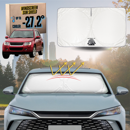 Front Windscreen Sun Shade for Suzuki Grand Vitara 2005 - 2015 (5-Door) SQ, JT - Standard 150 x 85 cm