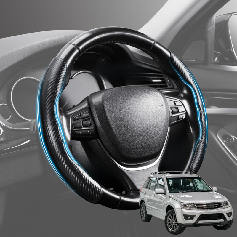 Segmented Steering Wheel Cover for Suzuki Grand Vitara 2015 - 2019 JT - Universal Size