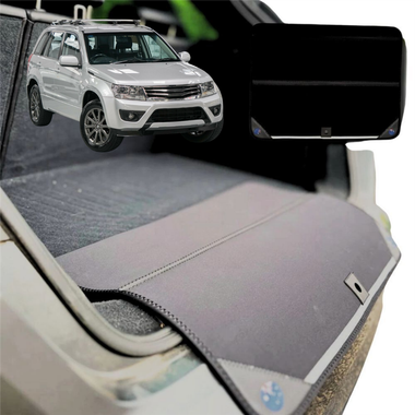 Rear Cargo Boot Bumper Protector for Suzuki Grand Vitara 2015 - 2019 JT - XL (98 x 55) - Black