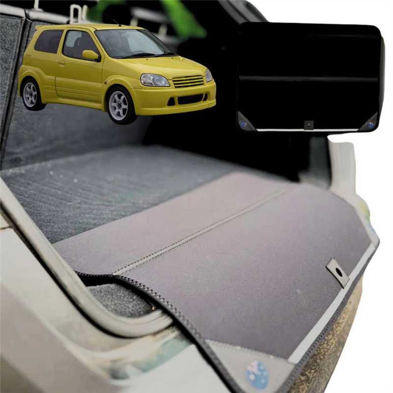 Rear Cargo Boot Bumper Protector for Suzuki Ignis 2001 - 2016 - Standard (72 x 55) - Black