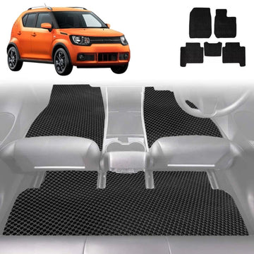 6D Diamond Car Floor Mats for Suzuki Ignis 2016 - Current MF - Custom-Fit Carpet Liner