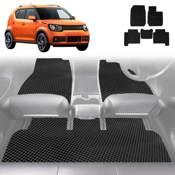 6D Diamond Car Floor Mats for Suzuki Ignis 2016 - Current MF - Custom-Fit Carpet Liner