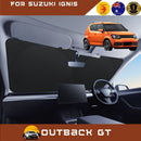 Front Windscreen Sun Shade for Suzuki Ignis 2016 - Current MF - Standard 150 x 85 cm - Black-1