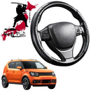 Black Samurai Segmented Steering Wheel Cover for Suzuki Ignis 2016 - Current MF-1