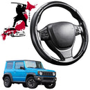 Black Samurai Segmented Steering Wheel Cover for Suzuki Jimny 1981 - 1998 (SJ30/SJ40/JA/JB)-1