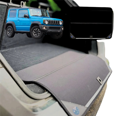 Rear Cargo Boot Bumper Protector for Suzuki Jimny 1981 - 1998 (SJ30/SJ40/JA/JB) - XL (98 x 55) - Black